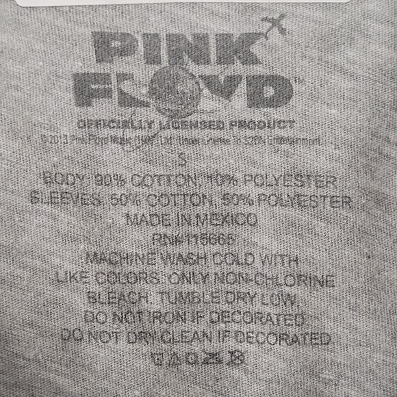 Pink-Floyd Raglan Baseball Tee Shirt Womens 2XS/XS 16x24 - Picture 13 of 14